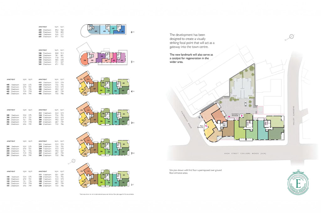 Floor plan Emerald Heights